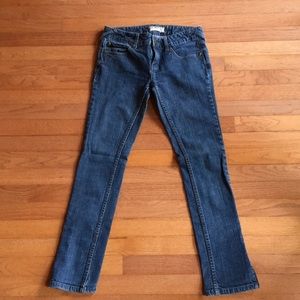 Free People zipper skinny jeans